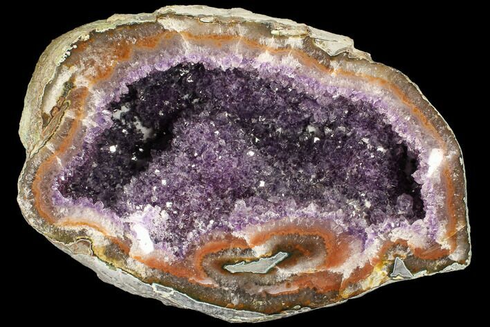 Beautiful Purple Amethyst Geode - Uruguay #87454